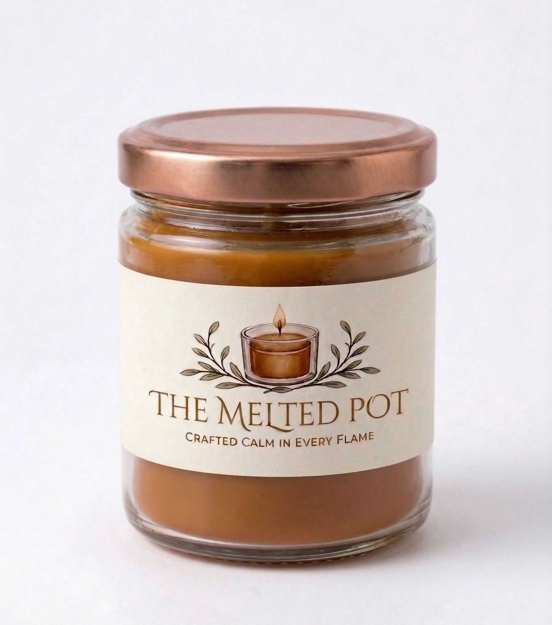 Sandle Scented Soy Candle – 200ml